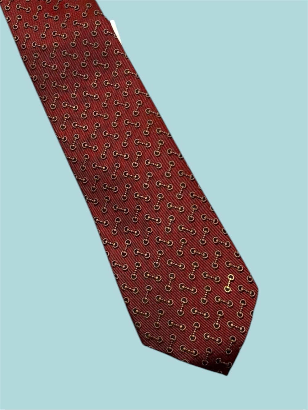 Gucci horsebit pattern tie